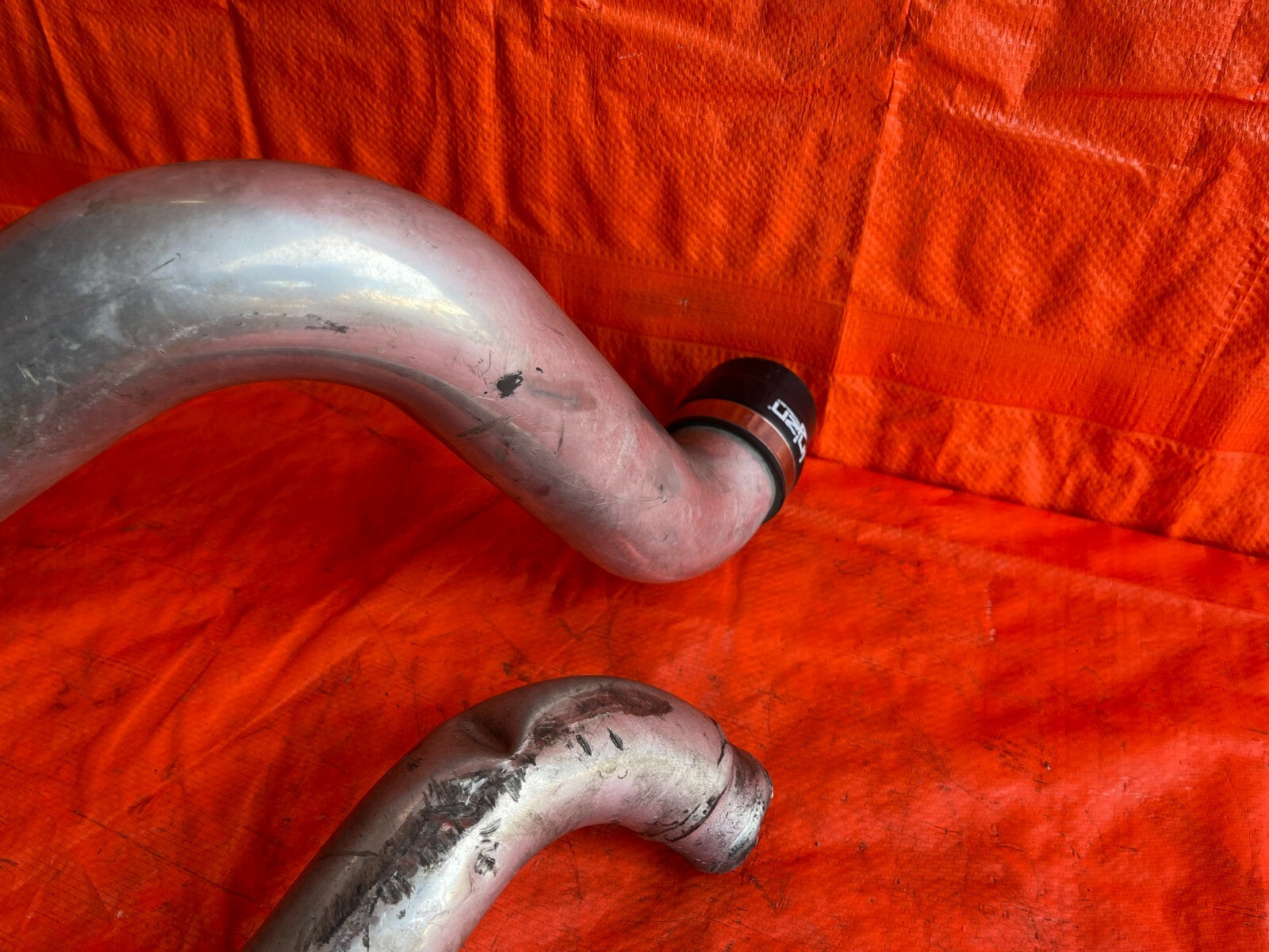 03 06 LANCER EVOLUTION 8 & 9   INJEN BRAND INTAKE / INTERCOOLER PIPING + GFB BOV2