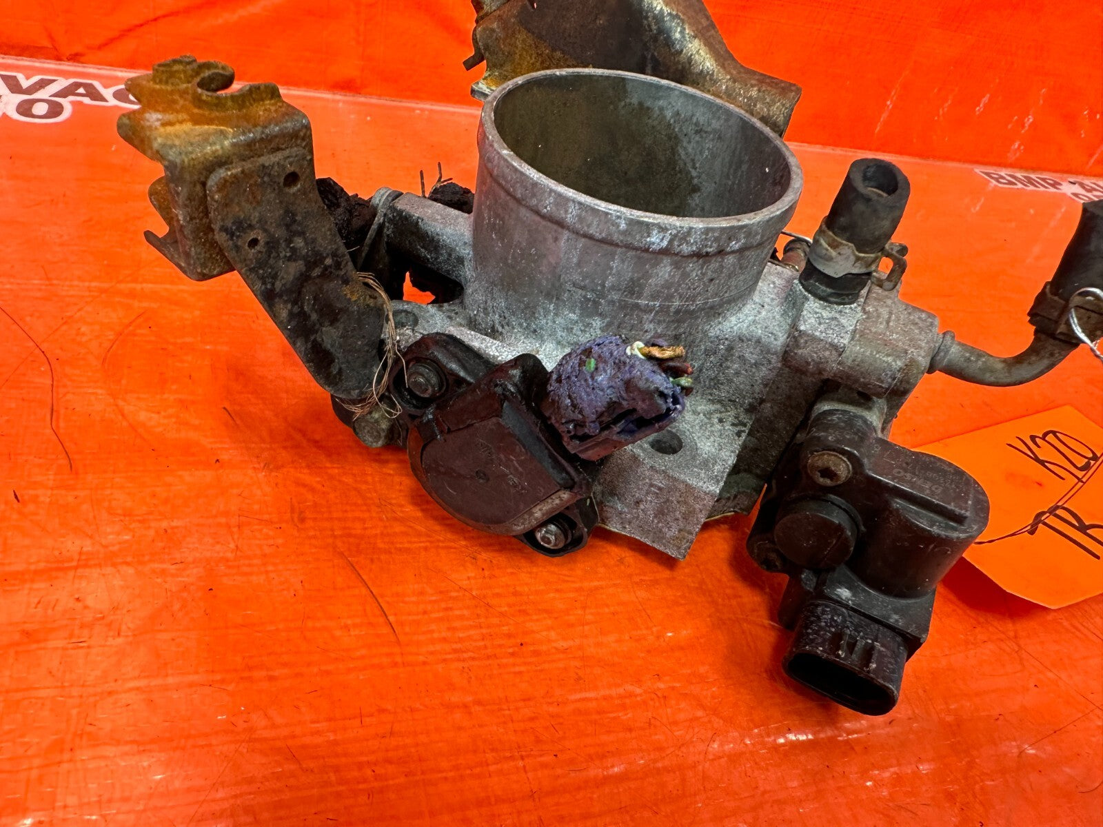 02 04 ACURA RSX TYPE S K20A2 ENGINE MOTOR THROTTLE BODY   THERE ARE FLAWS  5