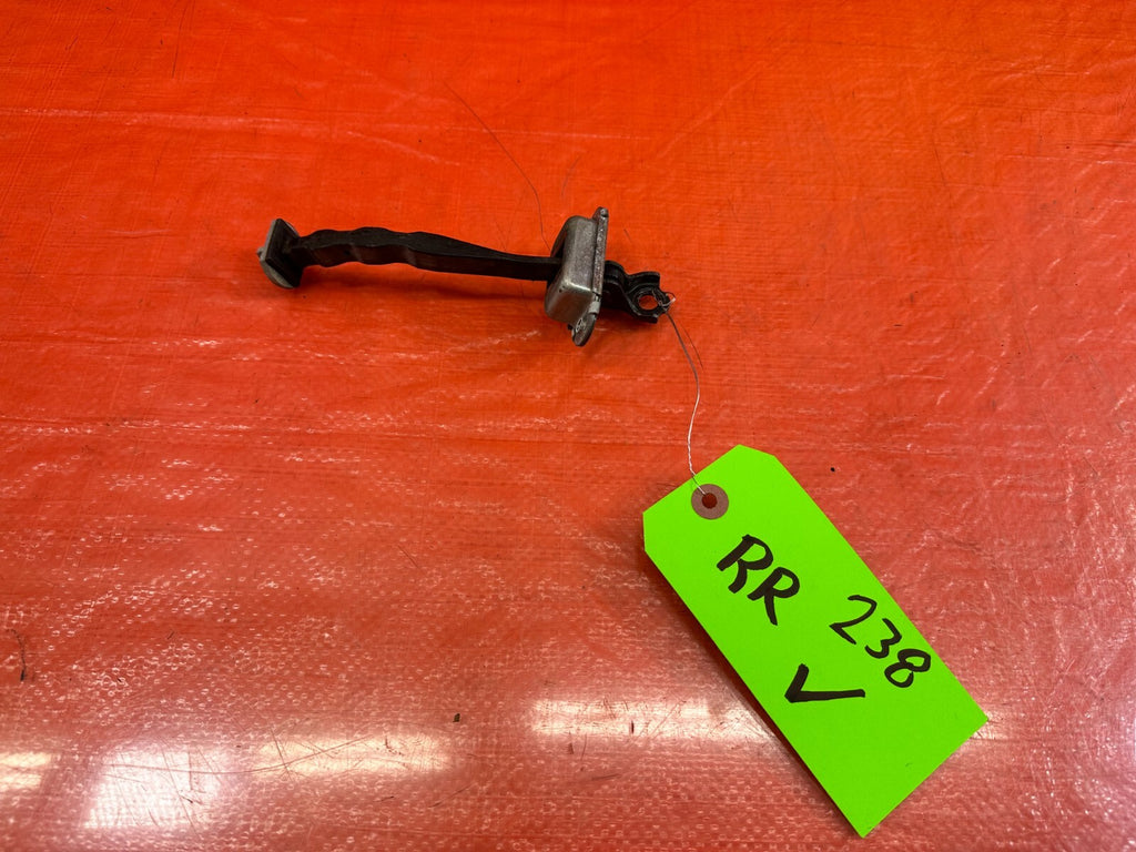 09 13 INFINITI G37 SEDAN RIGHT REAR DOOR CHECKER HINGE ARM STOPPER   OEM 2380
