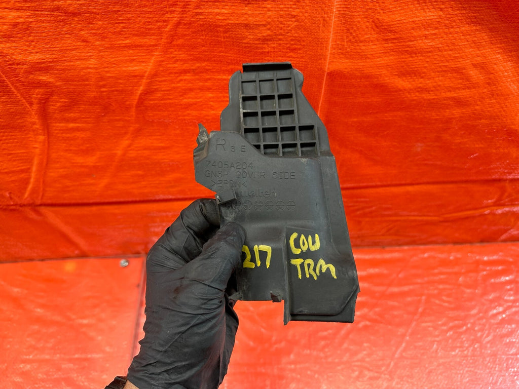 08 15 LANCER EVOLUTION X EVO 10   PASSENGER RIGHT WIPER COWL TRIM   OEM #2179