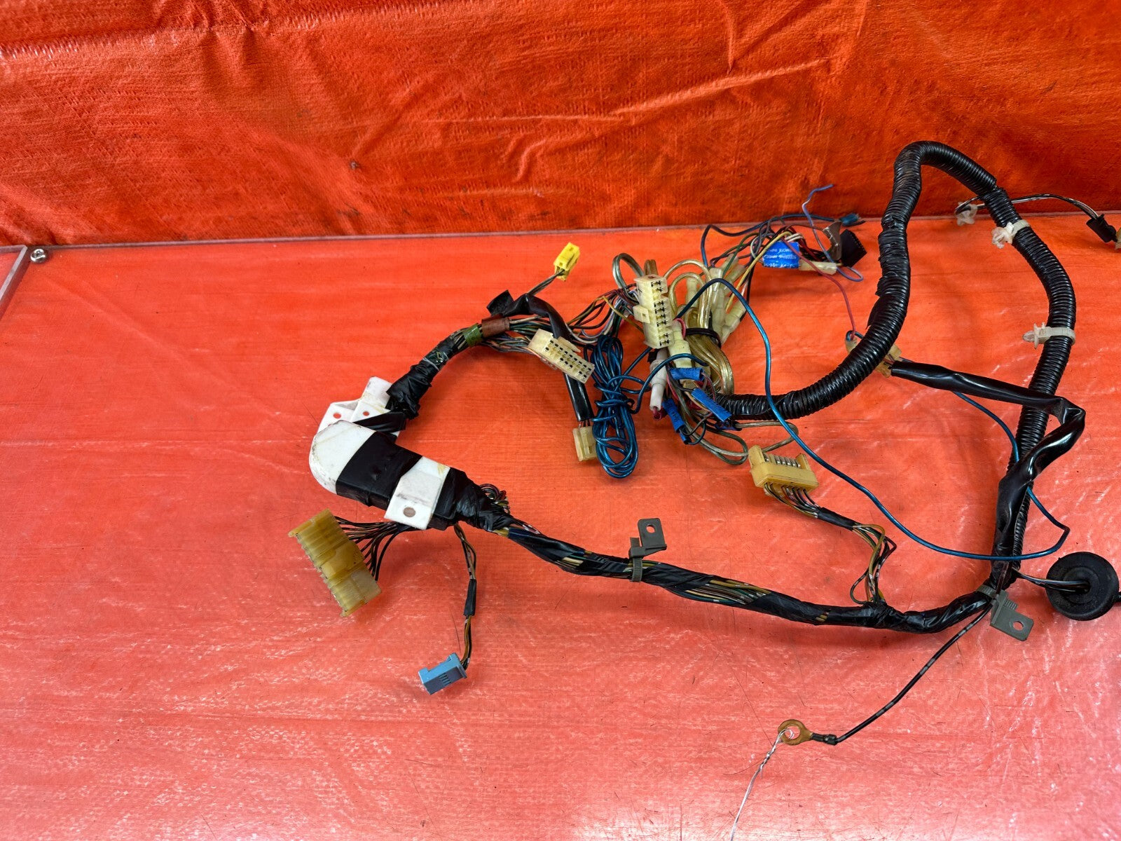 1989 89 HONDA CRX DX MANUAL INSTRUMENT GAUGE CLUSTER WIRING HARNESS WIRE LOOM 436