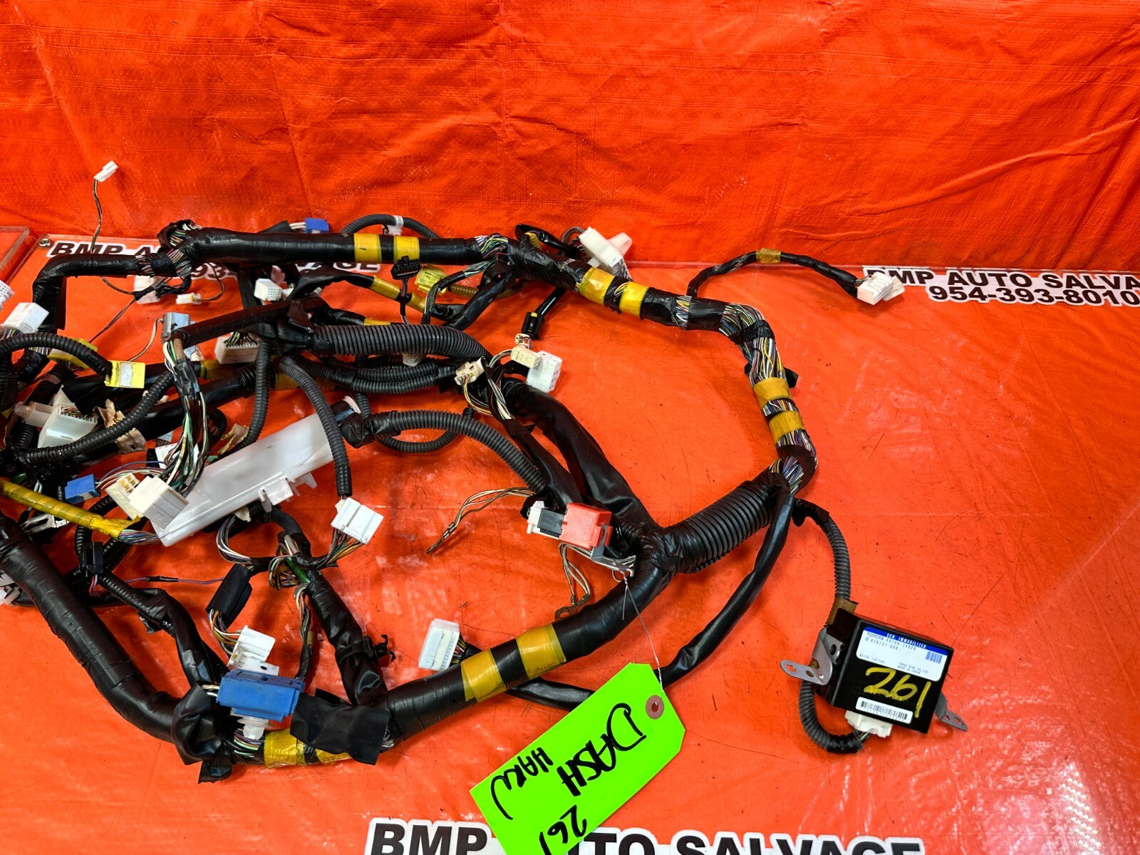 2002 02 LEXUS SC430   DASH BOARD & CLUSTER WIRING HARNESS WIRE LOOM   OEM #2617