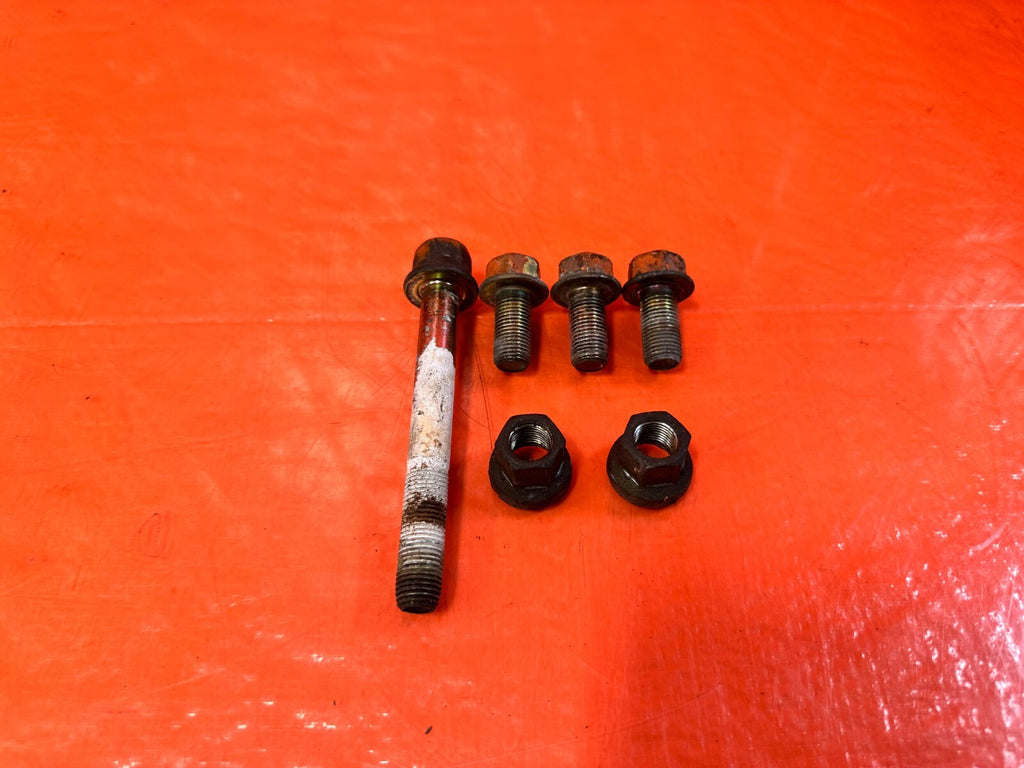 96 00 HONDA CIVIC   AUTOMATIC TRANSMISSION   PASSENGER RIGHT MOUNT BOLTS OEM 2871