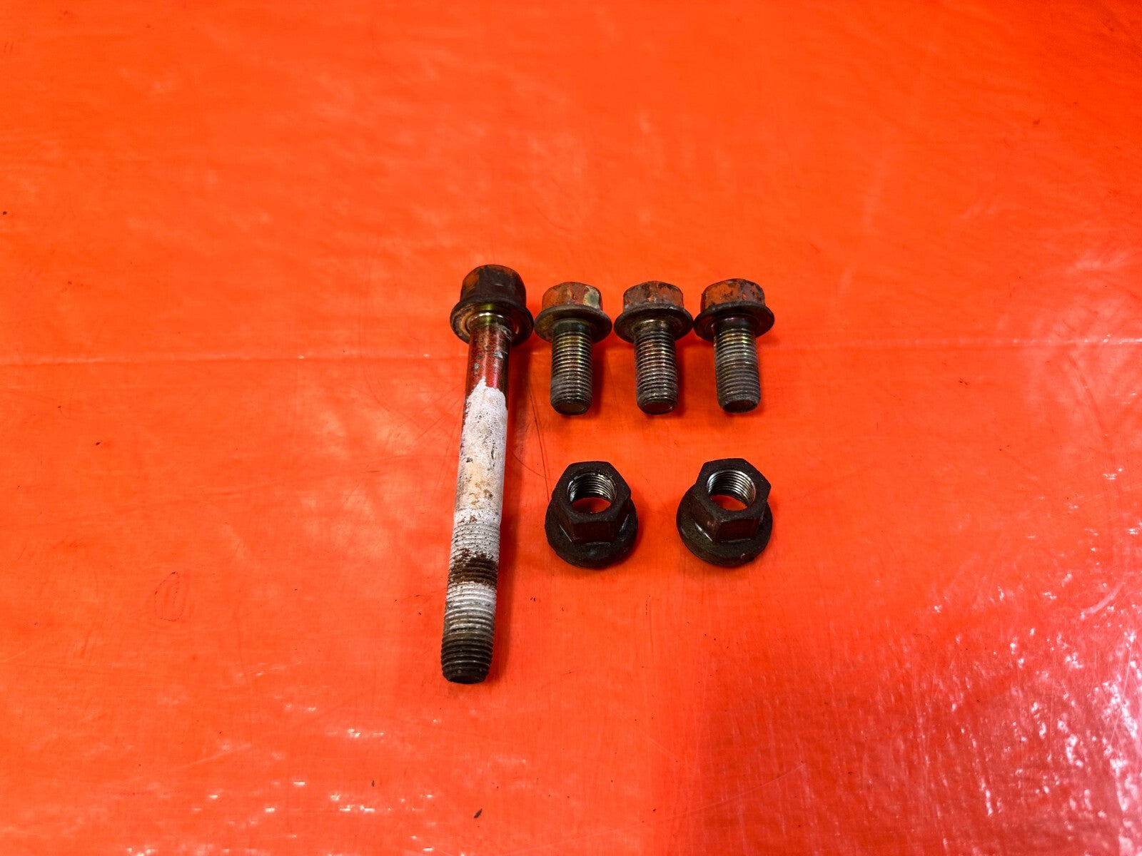 96 00 HONDA CIVIC   AUTOMATIC TRANSMISSION   PASSENGER RIGHT MOUNT BOLTS OEM 2871