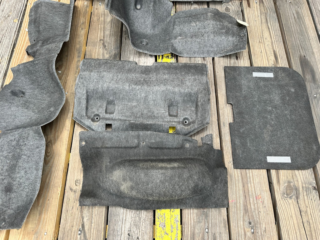00 03 HONDA S2000 AP1 2.0L REAR TRUNK CARPET MAT LINER PANEL KIT SET 6 PIECES #39