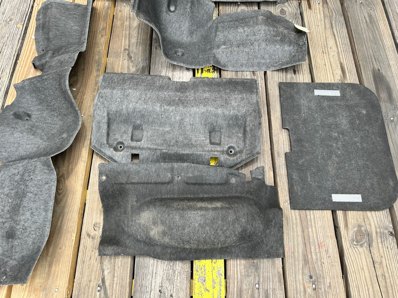 00 03 HONDA S2000 AP1 2.0L REAR TRUNK CARPET MAT LINER PANEL KIT SET 6 PIECES #39