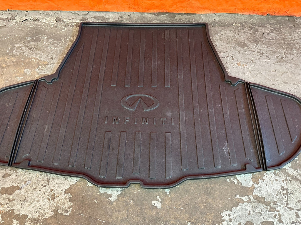 14 20 INFINITI Q50   ALL SEASON / WEATHER   REAR TRUNK MAT LINER LINING OEM #1856