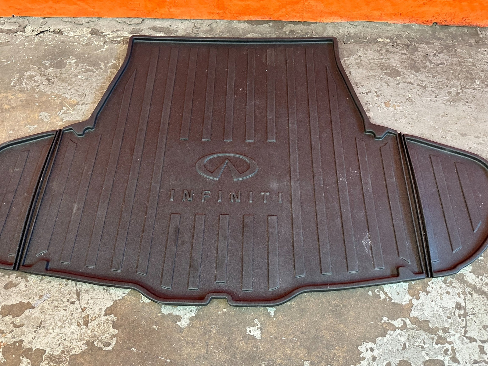 14 20 INFINITI Q50   ALL SEASON / WEATHER   REAR TRUNK MAT LINER LINING OEM #1856