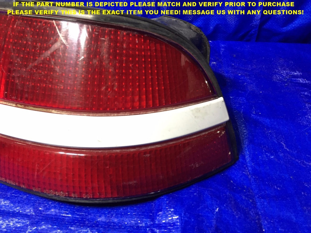 OEM 1990 1991 MITSUBISHI ECLIPSE PASSENGER RIGHT TAIL LIGHT WHITE 043 8554 1