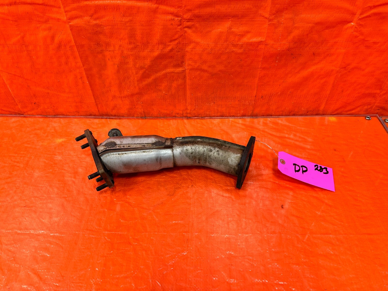 08 14 SUBARU IMPREZA WRX STI EJ257 CONNECTS TO HOT SIDE TURBO DOWN PIPE OEM 2830