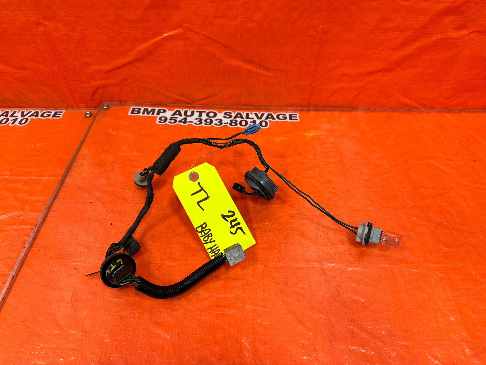 08 15 INFINITI G37 & Q60   2D COUPE   TAIL LIGHT LAMP WIRING HARNESS WIRE LOOM0
