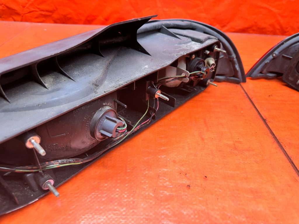 98-01 ACURA INTEGRA 2D COUPE ALL RED REAR TAIL LIGHTS LAMPS PAIR OEM #3499