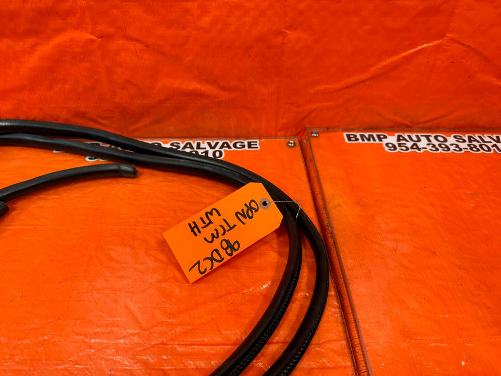 94 01 ACURA INTEGRA 2 DOOR TO CHASSIS WEATHER STRIP OPEN TRIM LEFT RIGHT OEM 98D1