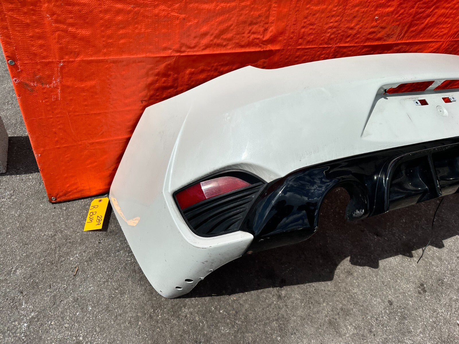 17 20 INFINITI Q60   REAR BUMPER COVER  W/ ALL INSERTS   U WILL LOOK AT PICS OEM16