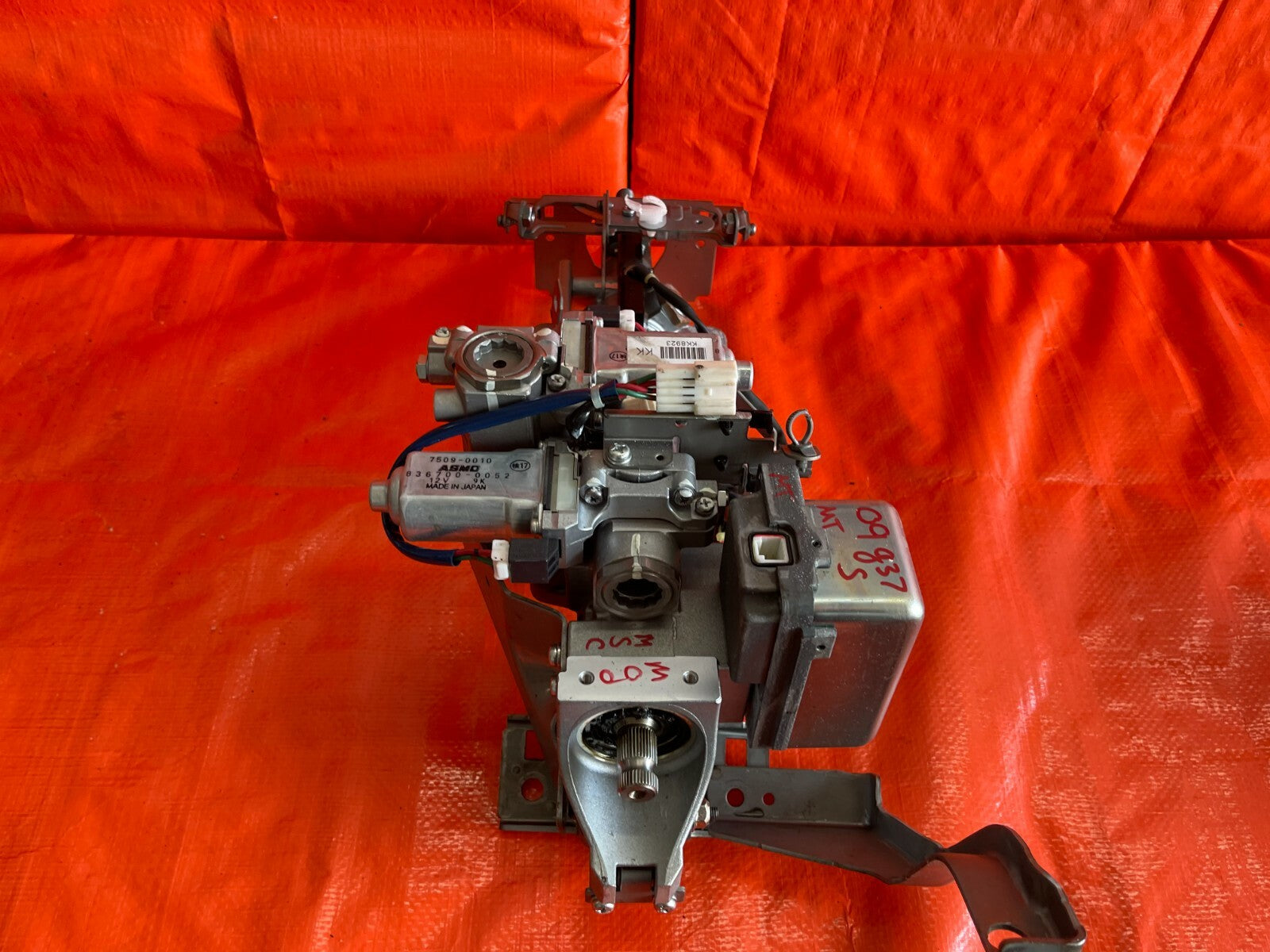 2009 INFINITI G37 SPORT S 2D COUPE STEERING COLUMN W/ ALL MOTORS & MODULES OEM3