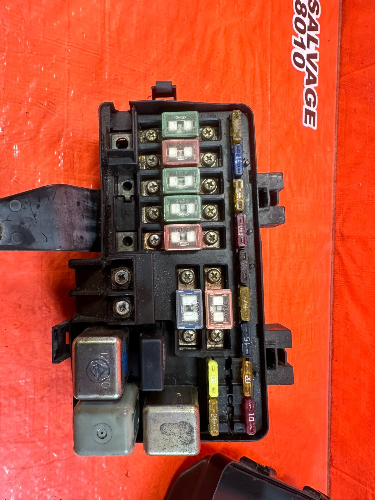 97 98 HONDA PRELUDE BASE & SH EXTERIOR UNDER HOOD ENGINE BAY FUSE BOX   OEM #2598