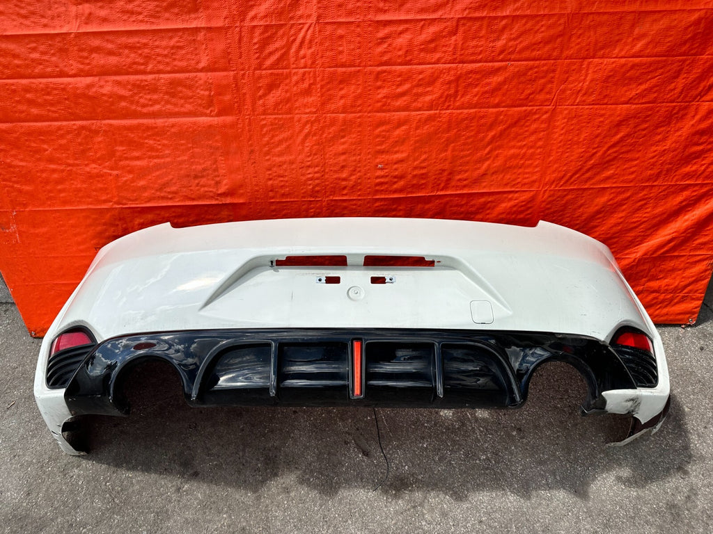 17 20 INFINITI Q60   REAR BUMPER COVER  W/ ALL INSERTS   U WILL LOOK AT PICS OEM4