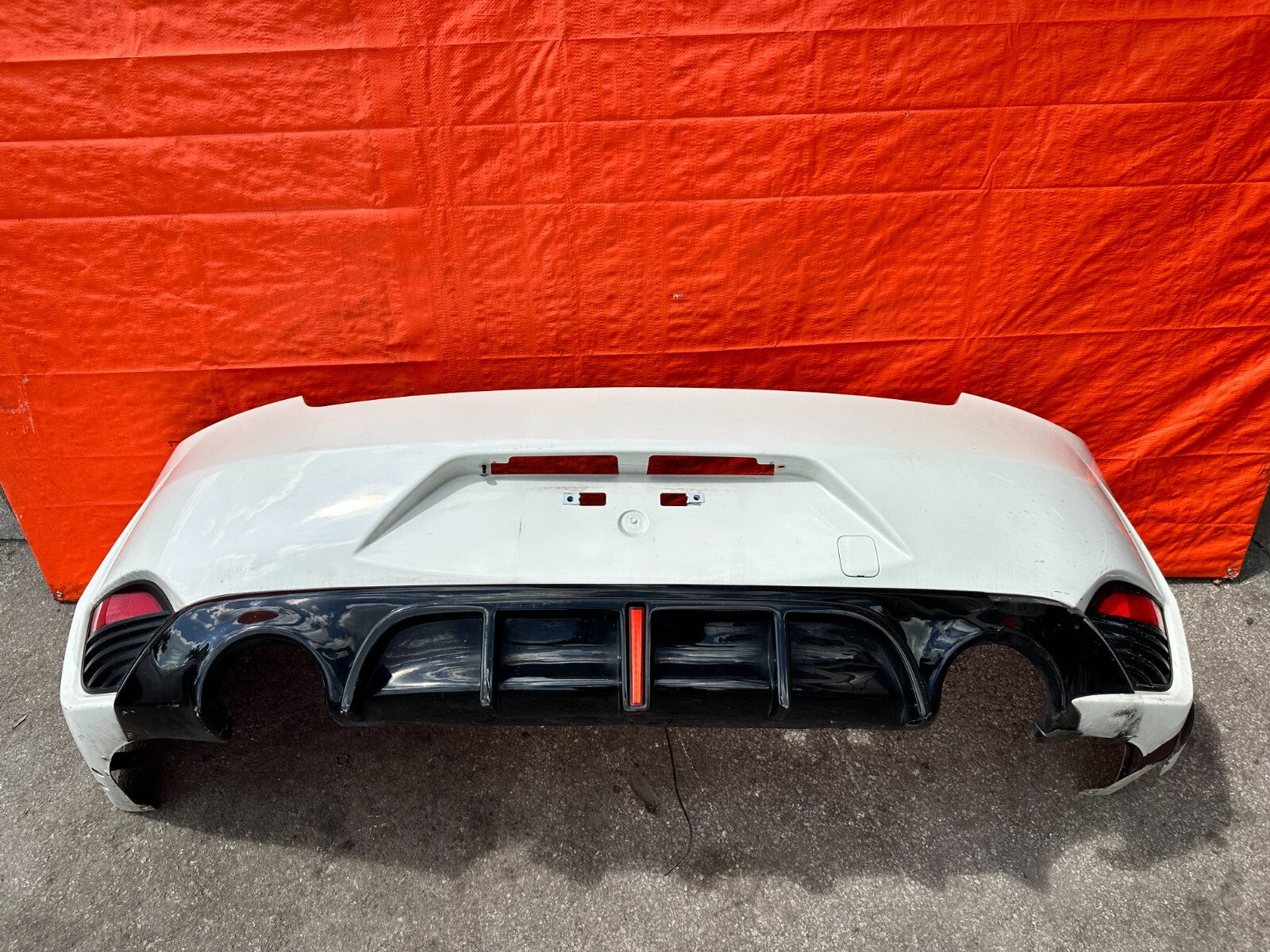 17 20 INFINITI Q60   REAR BUMPER COVER  W/ ALL INSERTS   U WILL LOOK AT PICS OEM4
