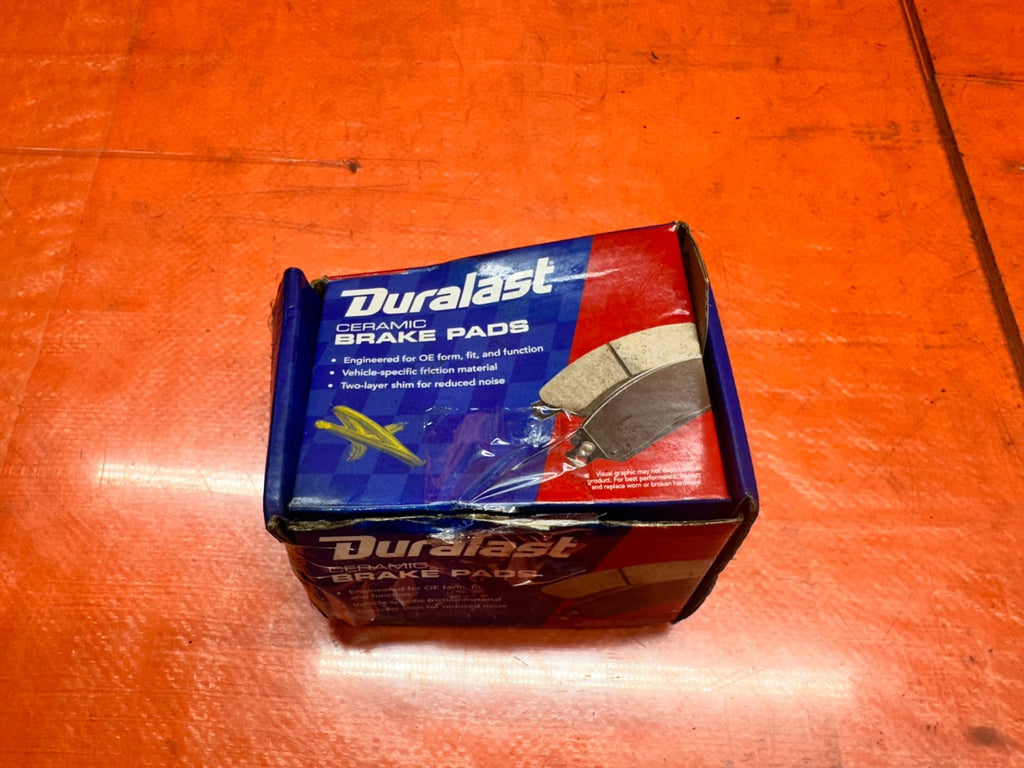NEW DURALAST FRONT CERAMIC DISC BRAKE PADS SET D537 54420 HONDA ACURA NISSAN7
