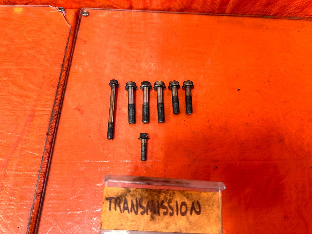 88-91 HONDA CIVIC - TRANSMISSION BELL HOUSING BOLTS HARDWARE - OEM 3170