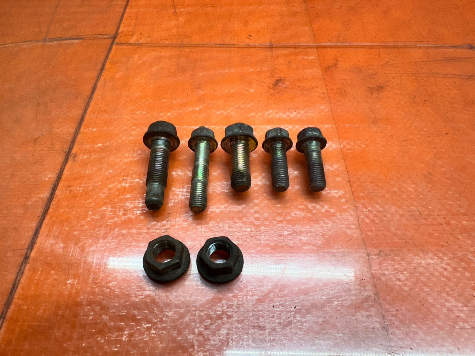 97 01 HONDA PRELUDE 2.2L LEFT DRIVER MOTOR MOUNT BOLTS HARDWARE OEM #3365