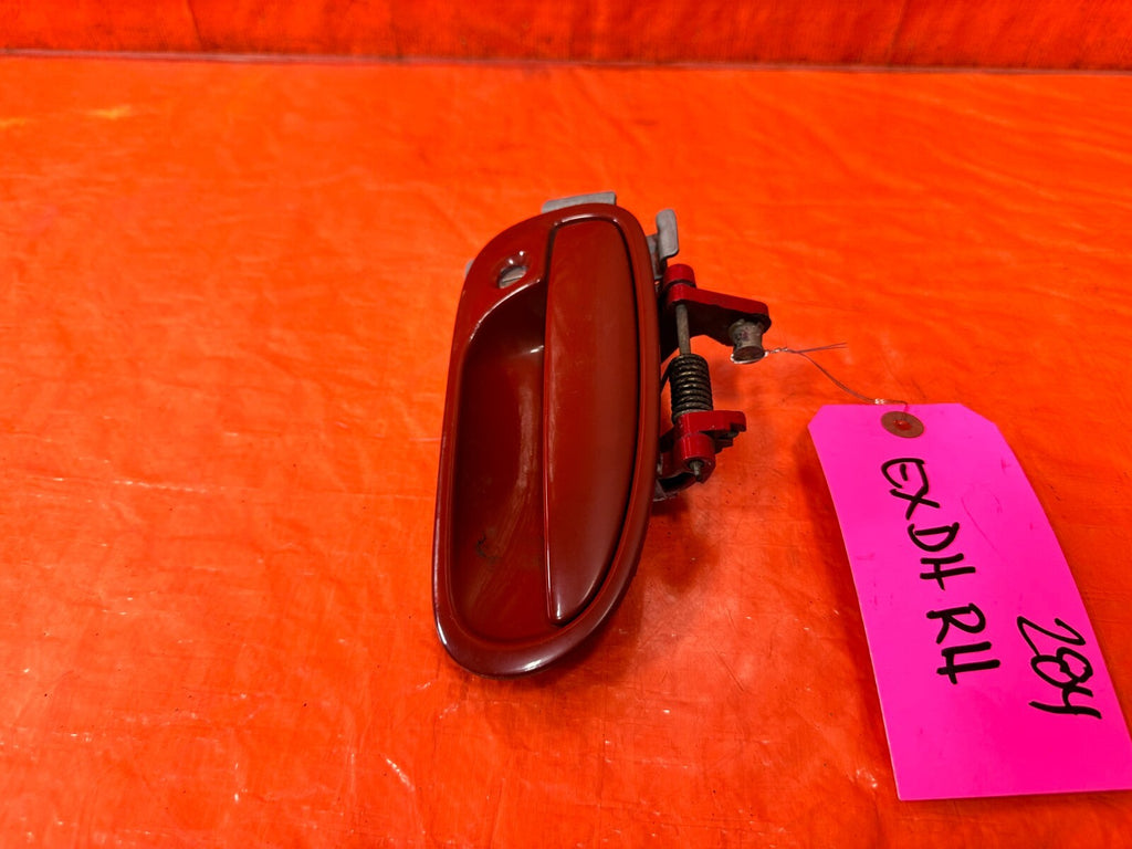 96 00 HONDA CIVIC   PASSENGER RIGHT EXTERIOR DOOR HANDLE   W/ BRACKET   OEM #2841
