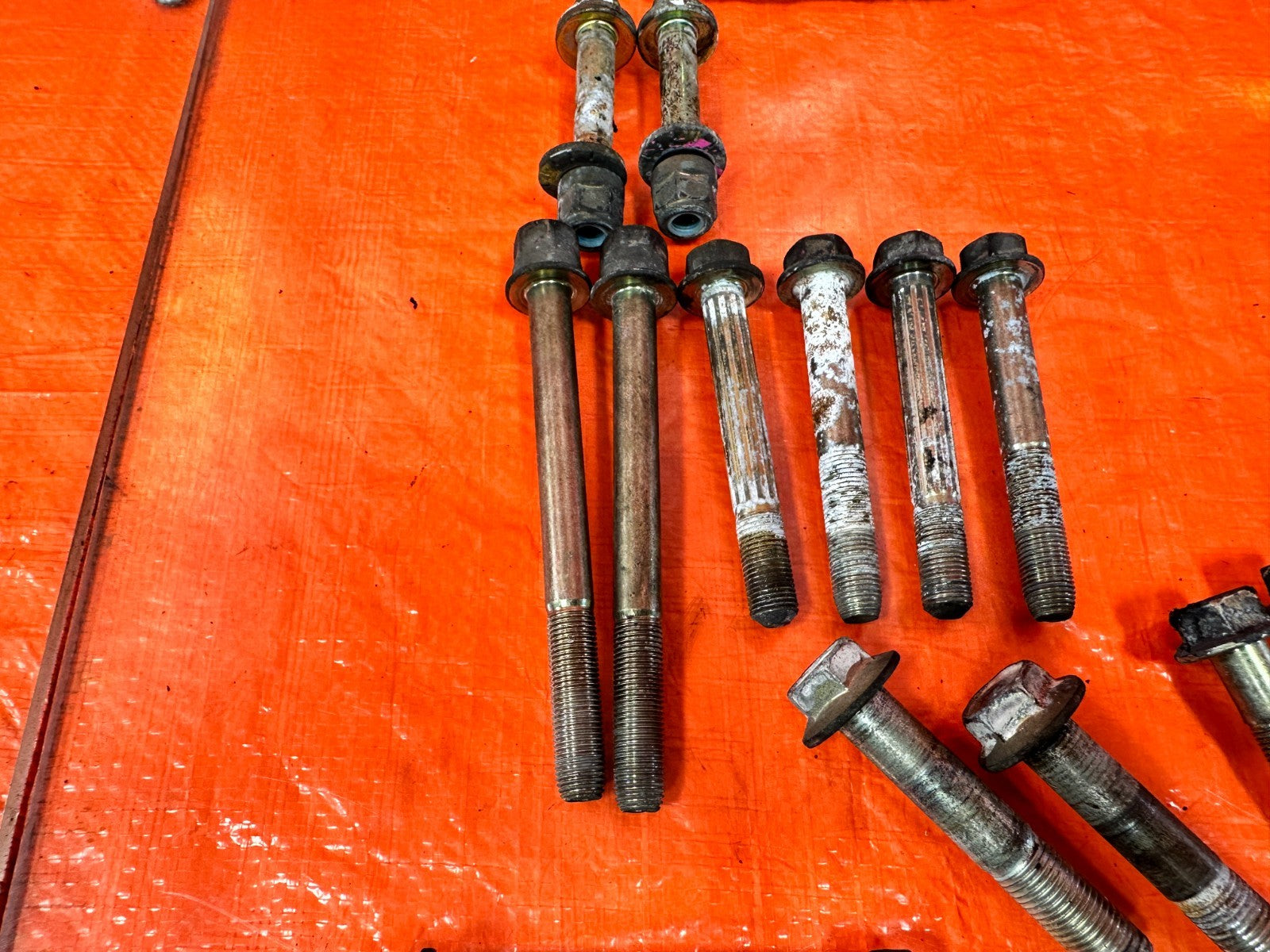 97 01 HONDA PRELUDE   REAR SUBFRAME CROSSMEMBER CARRIER BOLTS   OEM #3235