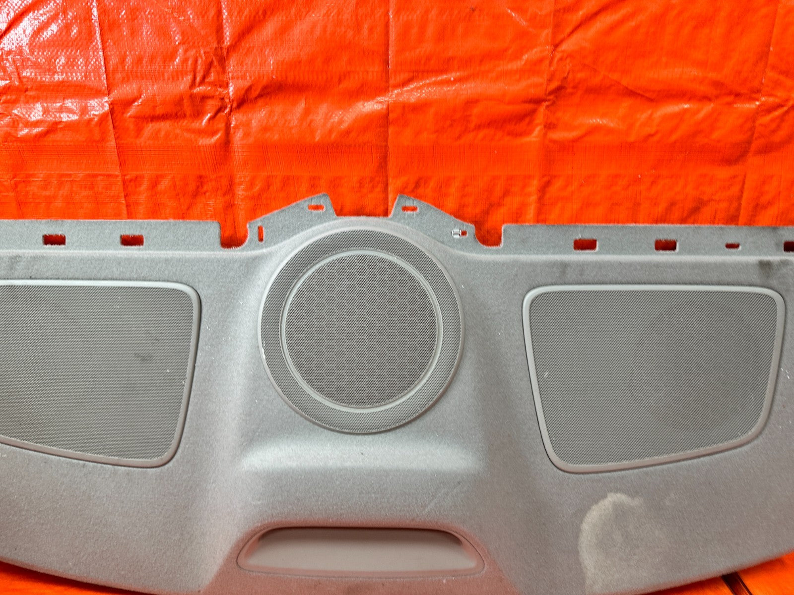 09 14 ACURA TSX   REAR SPEAKER COVER TRAY LINER TRIM  GRAY COLOR   OEM #3215