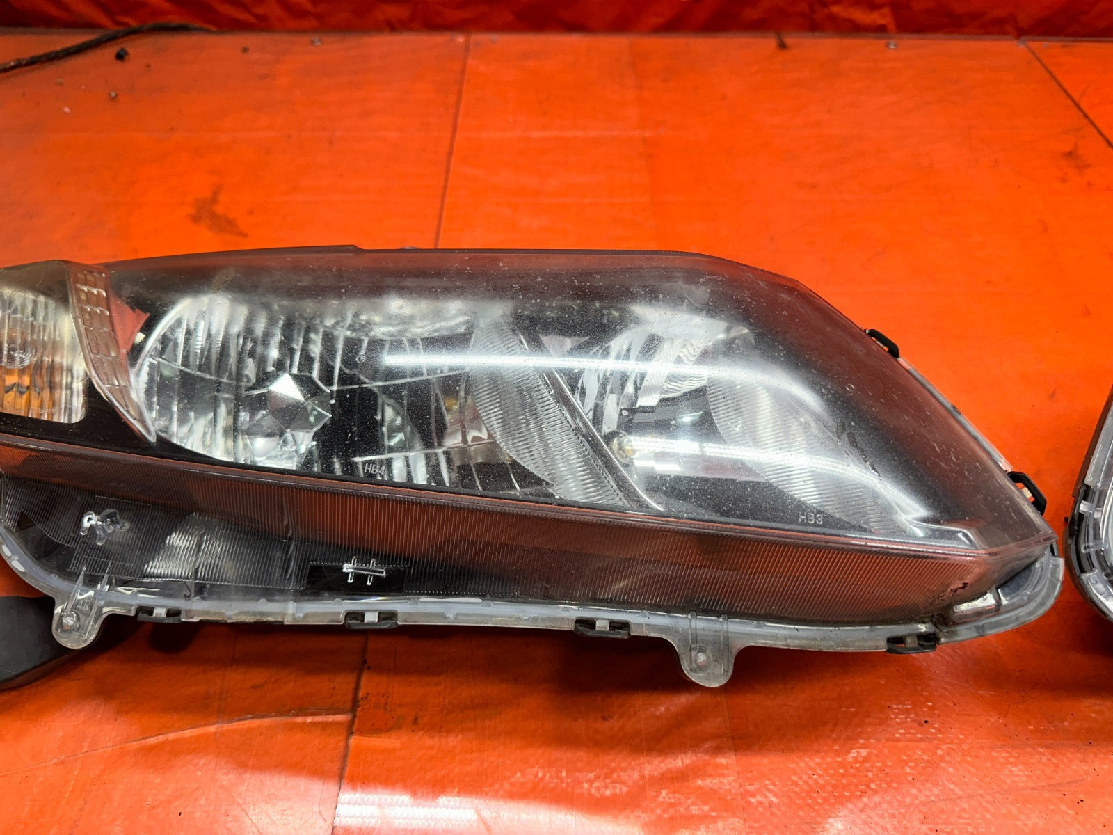 13 15 HONDA CIVIC SI 4D 2.4L FRONT LEFT RIGHT HEADLIGHT LAMP ASSEMBLY SET OEM #36