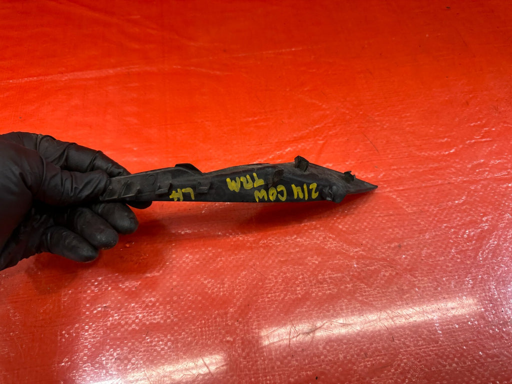 08 15 LANCER EVOLUTION X EVO 10 WINDSHIELD WIPER COWL OUTER TRIM LEFT OEM #2147