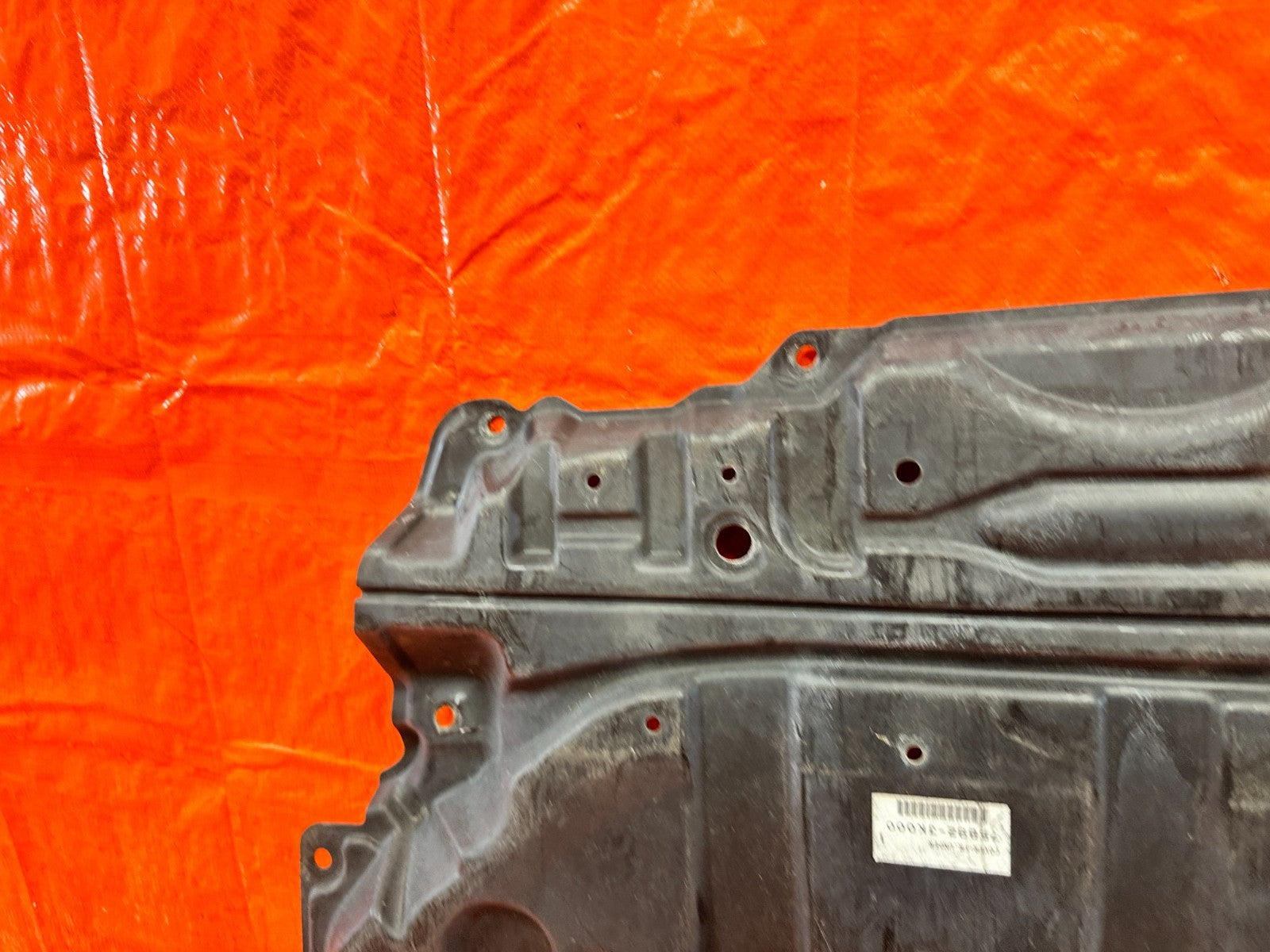 08 15 INFINITI G37 Q60 COUPE LOWER ENGINE SPLASH SHIELD UNDER COVER OEM #3299