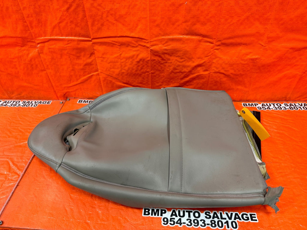 02 04 ACURA RSX   GRAY   RIGHT FRONT UPPER SEAT SKIN LEATHER COVER OEM 25412