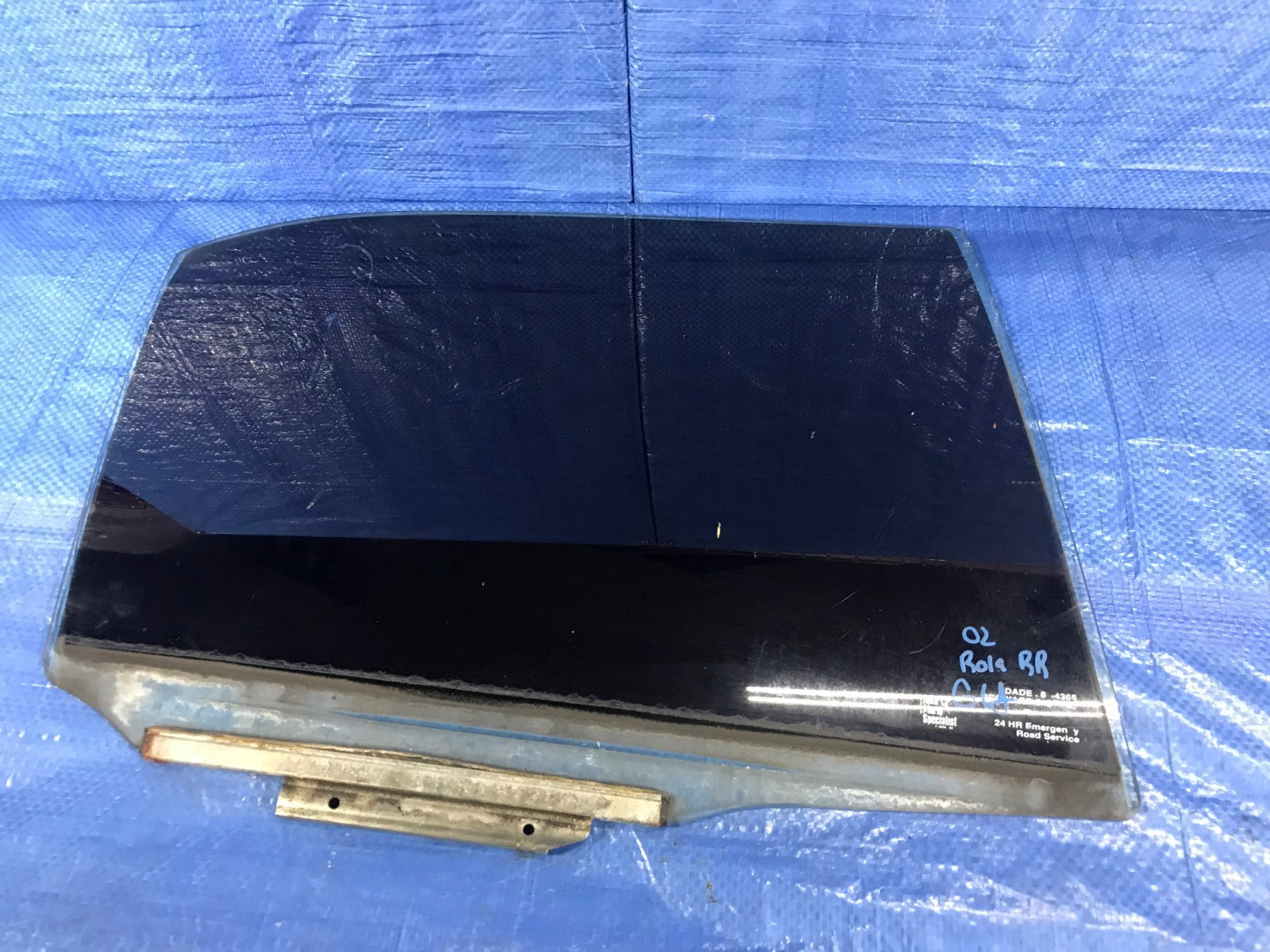 OEM 2002 02 TOYOTA COROLLA S   PASSENGER RIGHT REAR WINDOW GLASS0