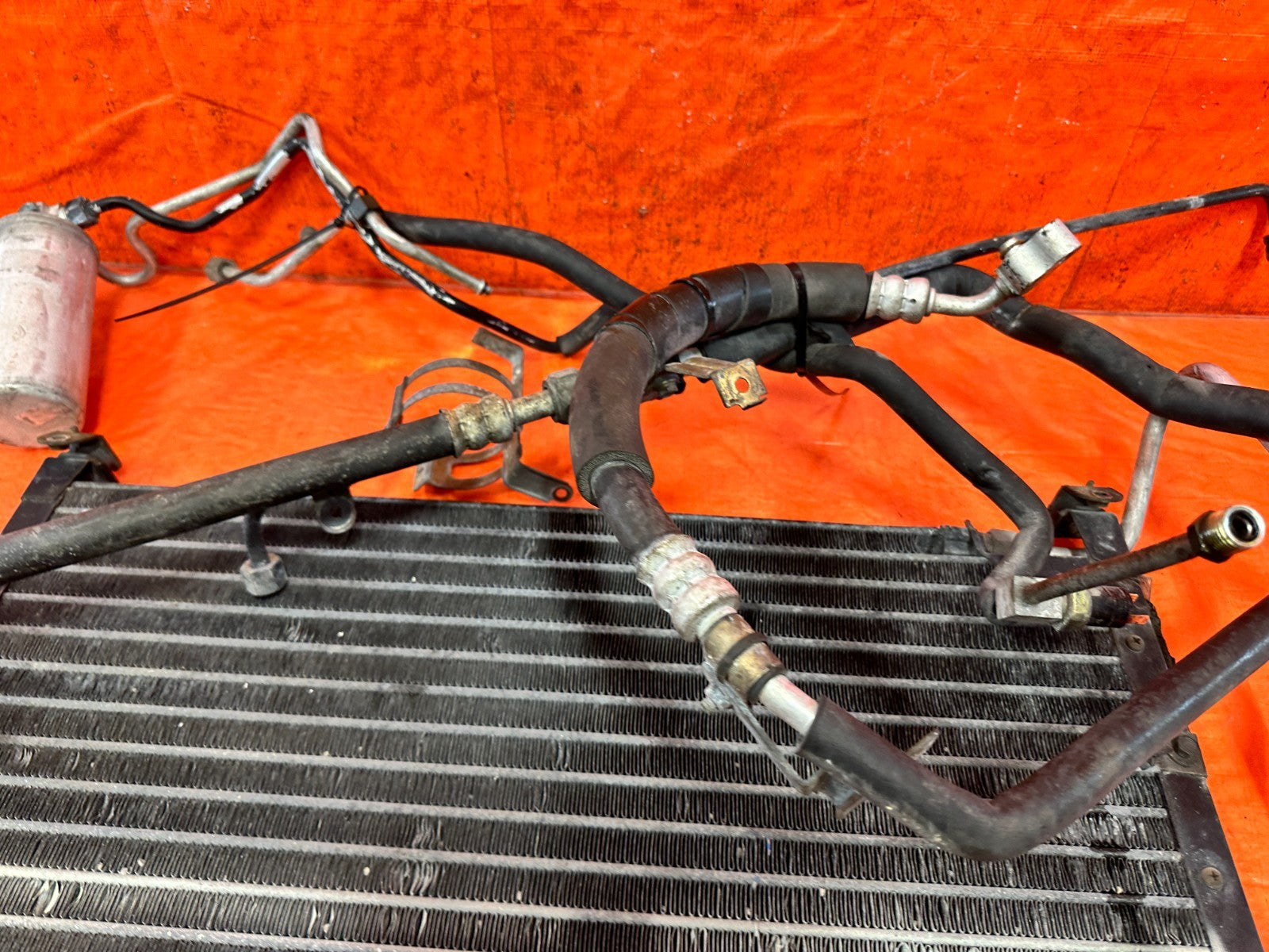 90 91 HONDA CIVIC HATCH    AC LINES W/ AC CONDENSER HOSES PIPES OEM FACTORY 3259