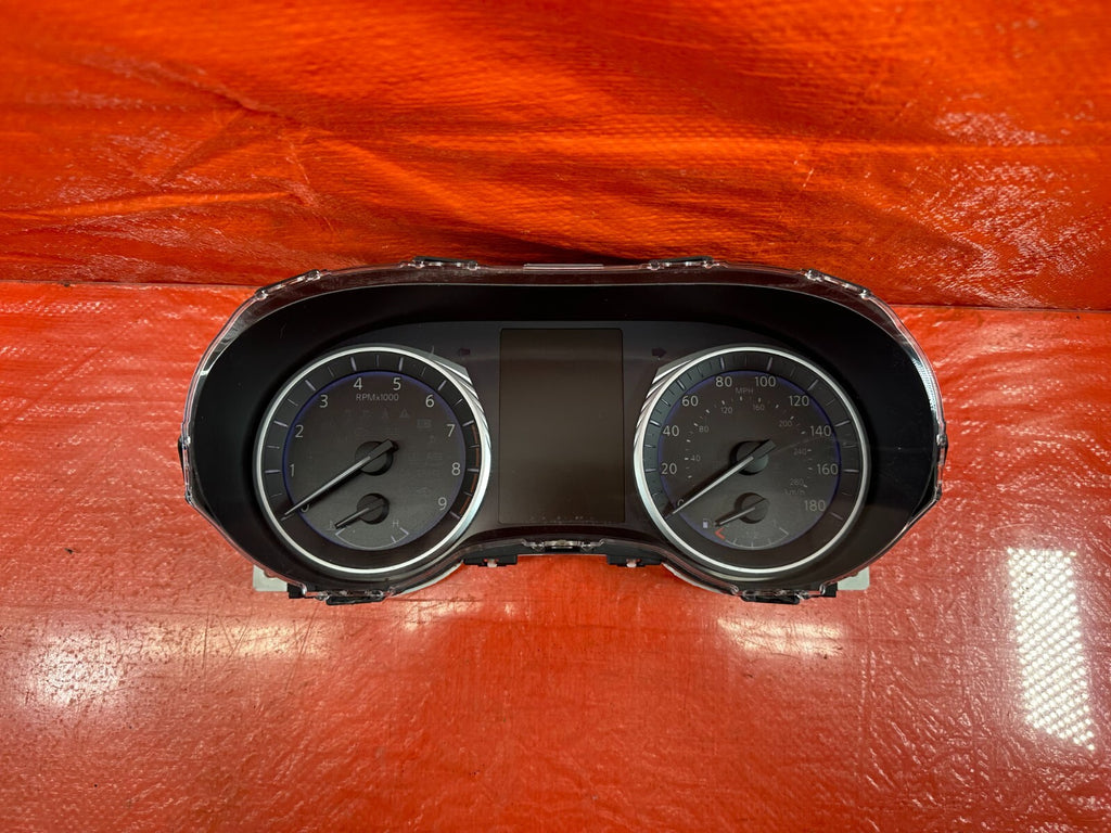 2016 16 INFINITI Q50   3.0L TURBO ONLY   INSTRUMENT GAUGE CLUSTER SPEEDO #2220