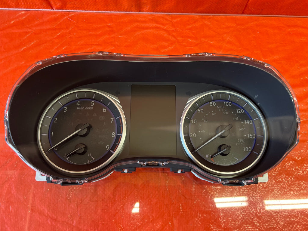 2016 16 INFINITI Q50   3.0L TURBO ONLY   INSTRUMENT GAUGE CLUSTER SPEEDO 68K MLS4