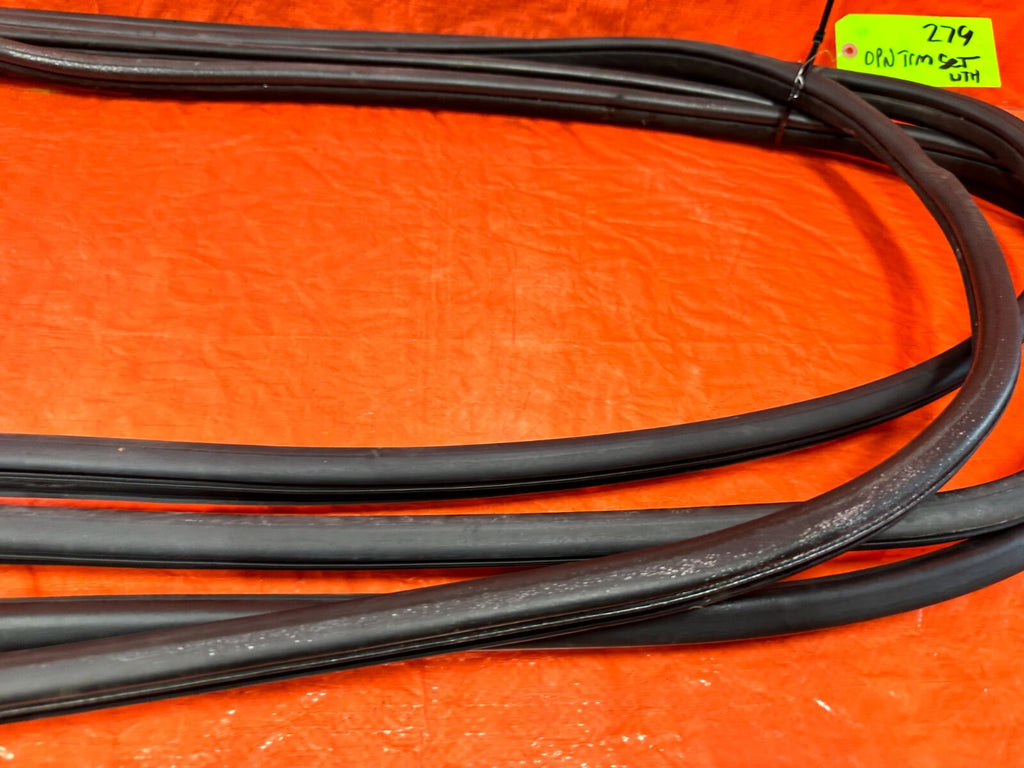 09 14 ACURA TSX DOOR TO CHASSIS OPEN TRIM RUBBER GASKETS SEALS FRONT REAR ALL 48