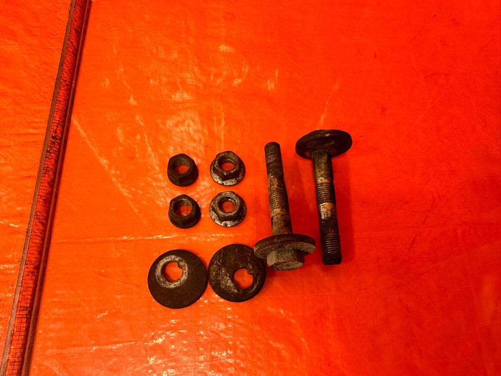 02 10 LEXUS SC430   FRONT LOWER CONTROL ARM CAMBER CASTER BOLTS HARDWARE OEM 2885