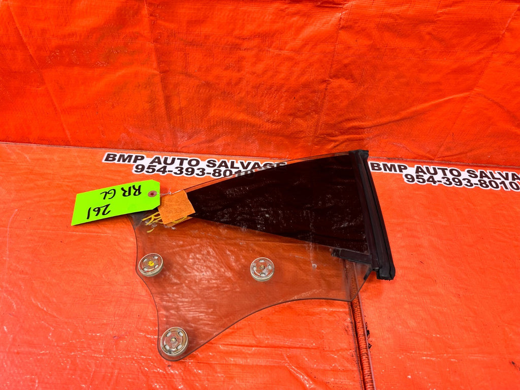 02 10 LEXUS SC430   PASSENGER RIGHT REAR   DOOR GLASS WINDOW   OEM FACTORY #2610