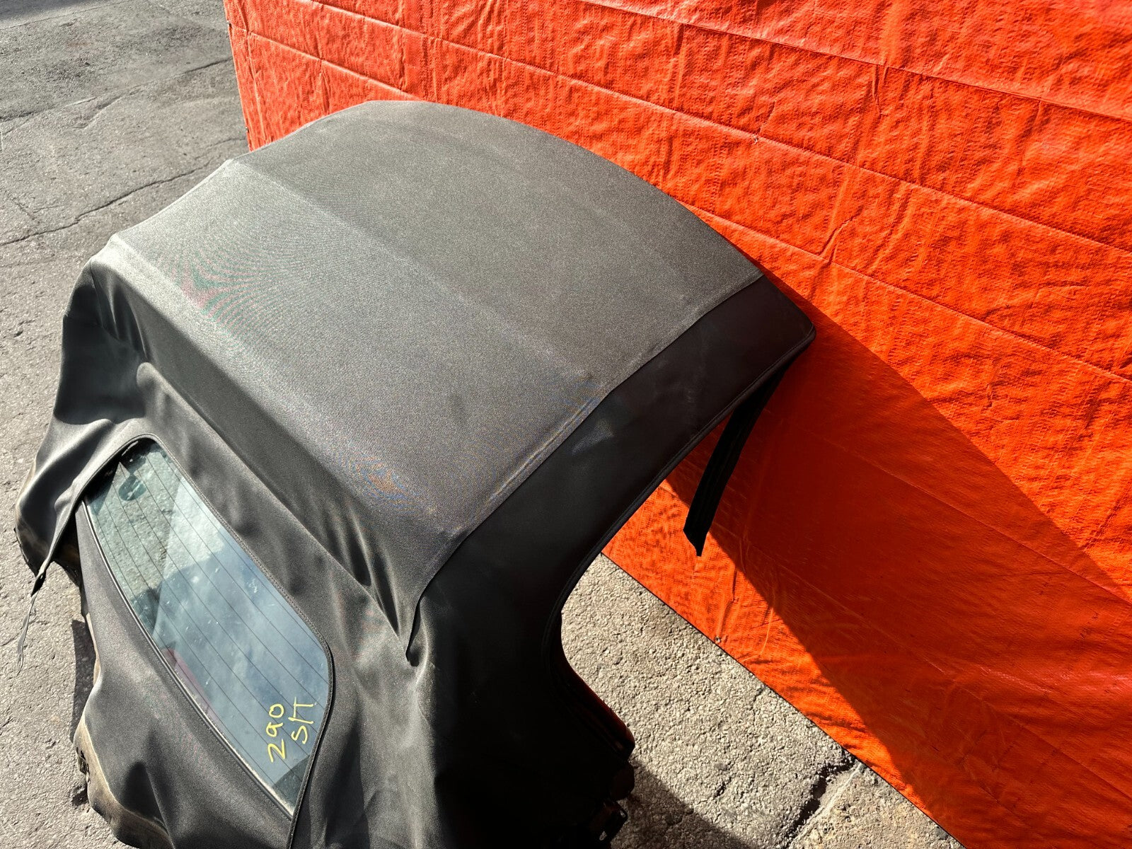 00 09 HONDA S2000   SOFT TOP CONVERTIBLE TOP W/ REAR GLASS AND MOUNTING FRAME4