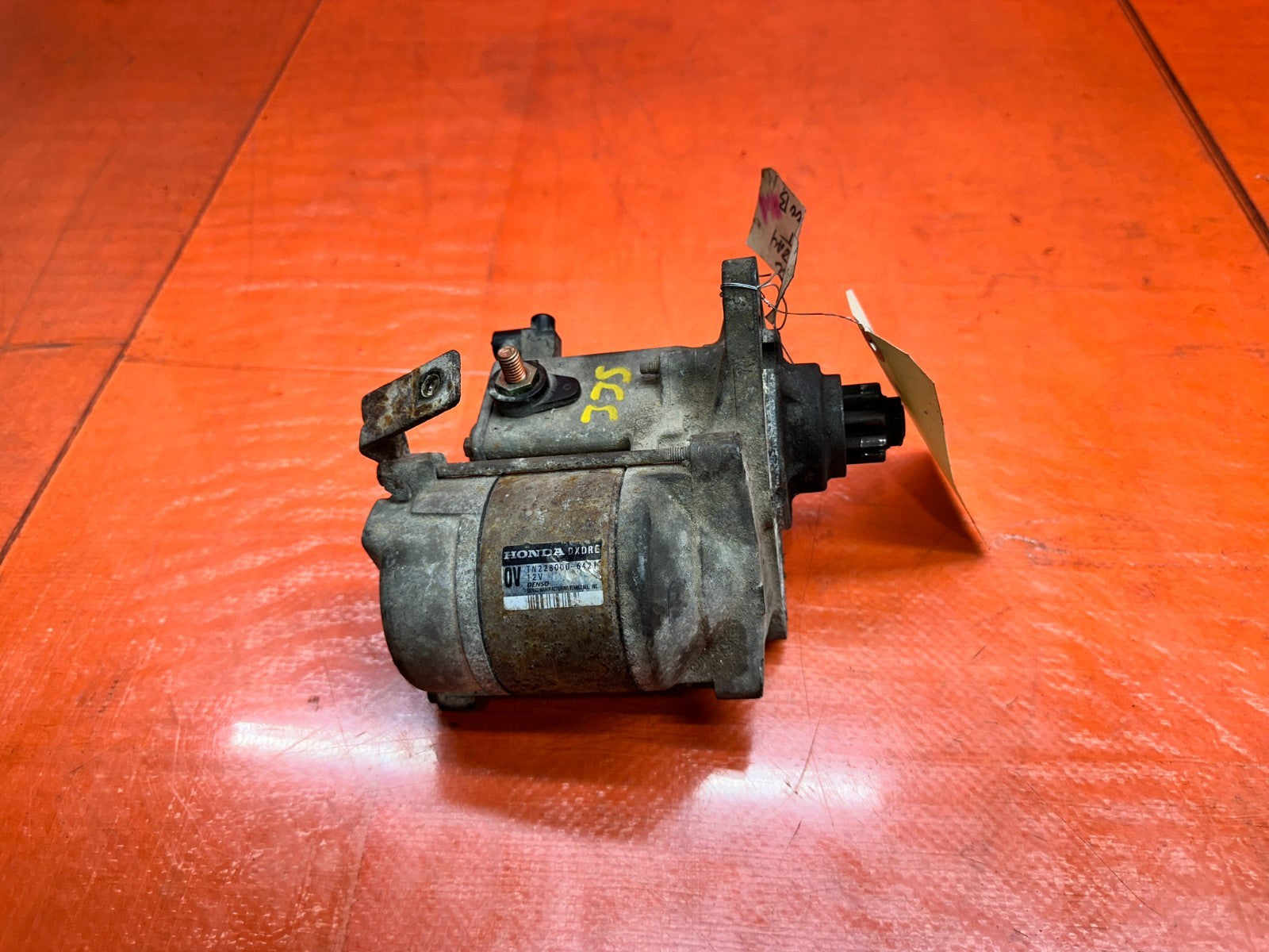 97 01 HONDA PRELUDE 2.2L H22A 5 SPEED MANUAL TRANSMISSION MT STARTER MOTOR OEM #0
