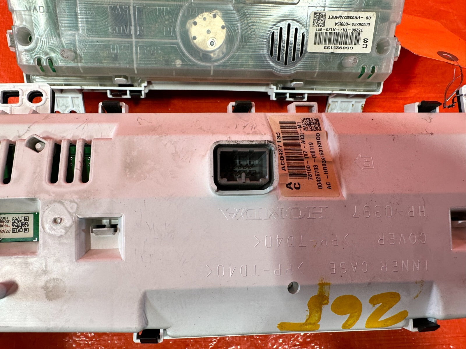 2013 13 HONDA CIVIC SI 2D COUPE   RED FACE   INSRTUMENT CLUSTER SPEEDOMETER OEM14