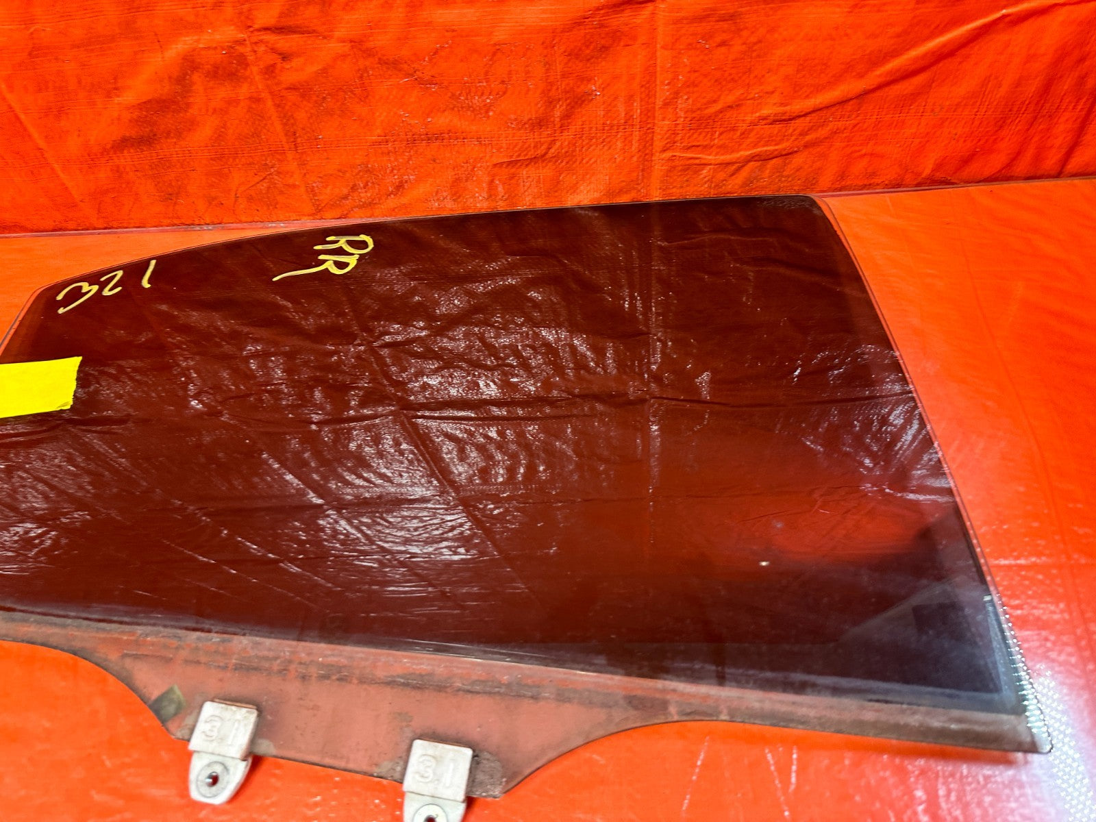 09 14 ACURA TSX   PASSENGER RIGHT REAR   DOOR GLASS WINDOW   OEM FACTORY #3214