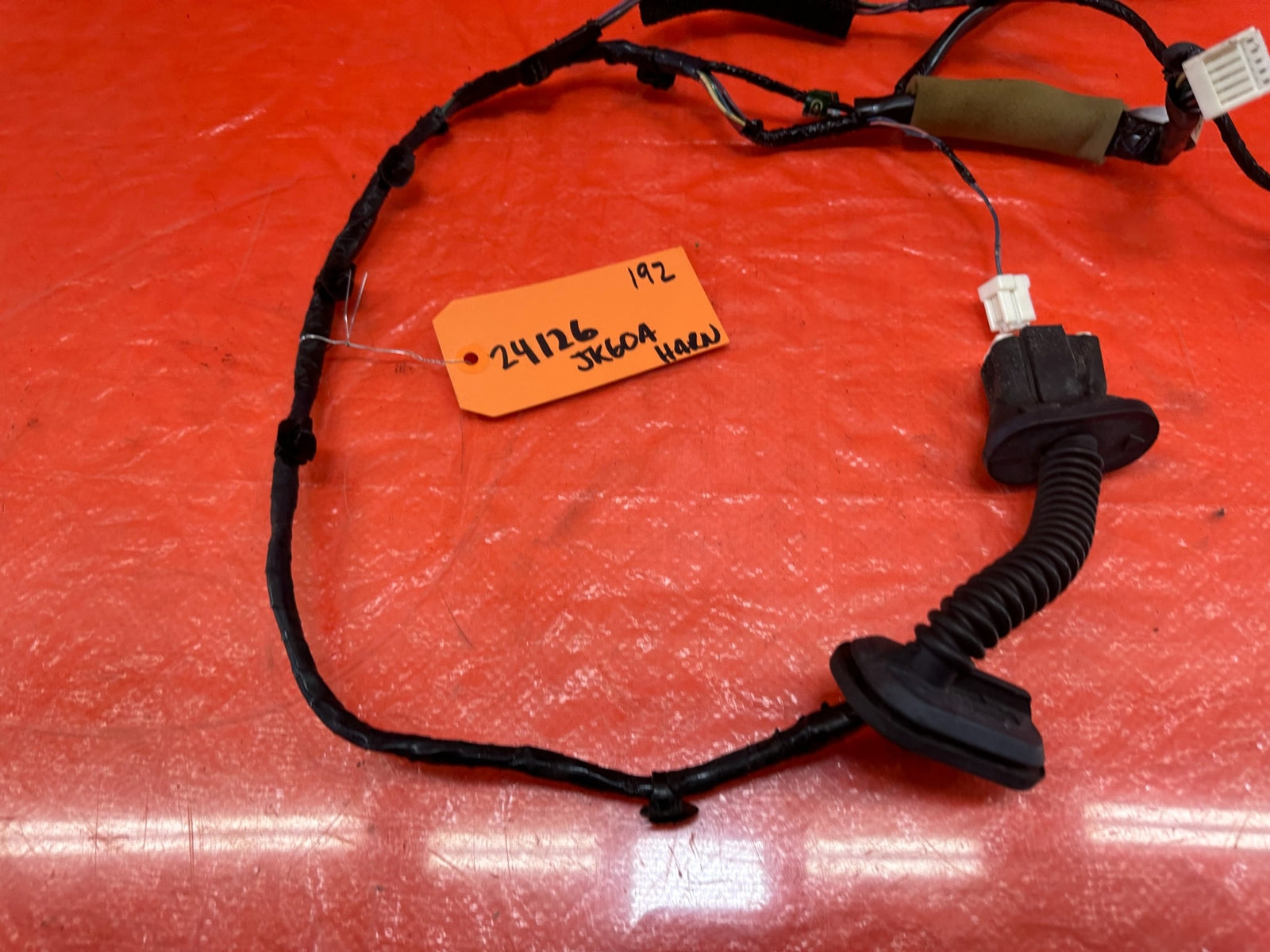 2008 INFINITI G35 X SEDAN PASSENGER RIGHT REAR DOOR WIRING HARNESS WIRE LOOM 1927