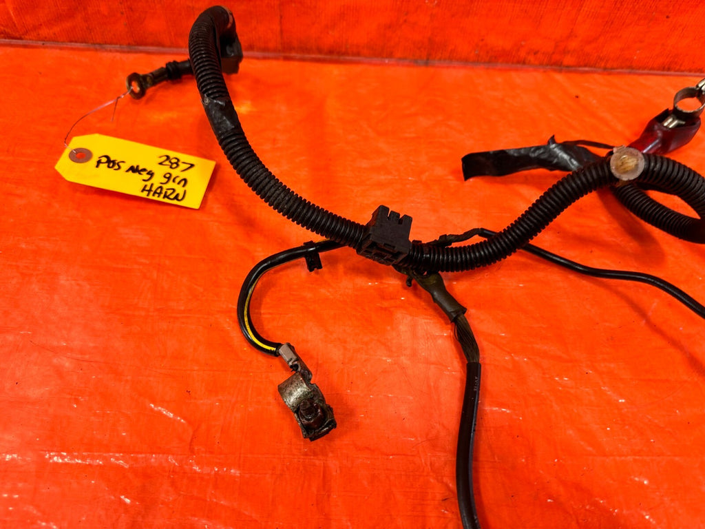 96 00 HONDA CIVIC NEGATIVE & POSITIVE TERMINAL CHARGE STARTER HARNESS   OEM #2873