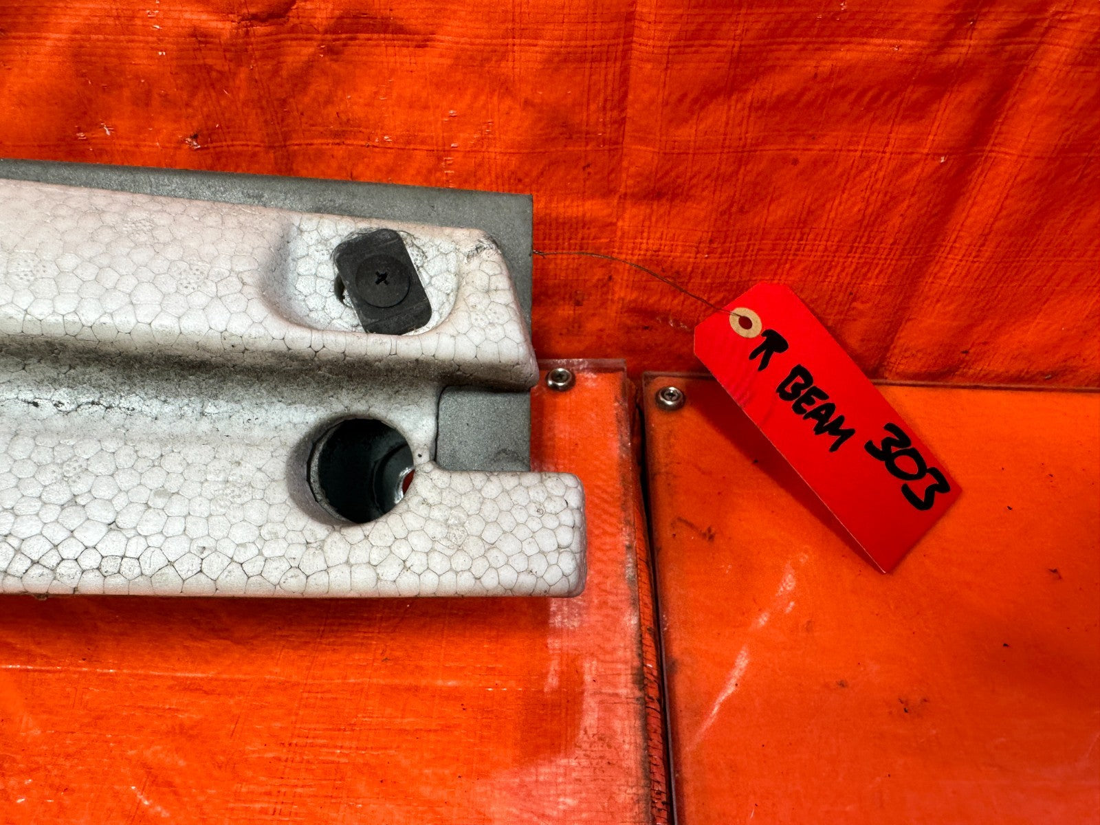 09 11 MAZDA RX8 RX 8   REAR CRASH BEAM REINFORCEMENT RE BAR   OEM FACTORY #3031