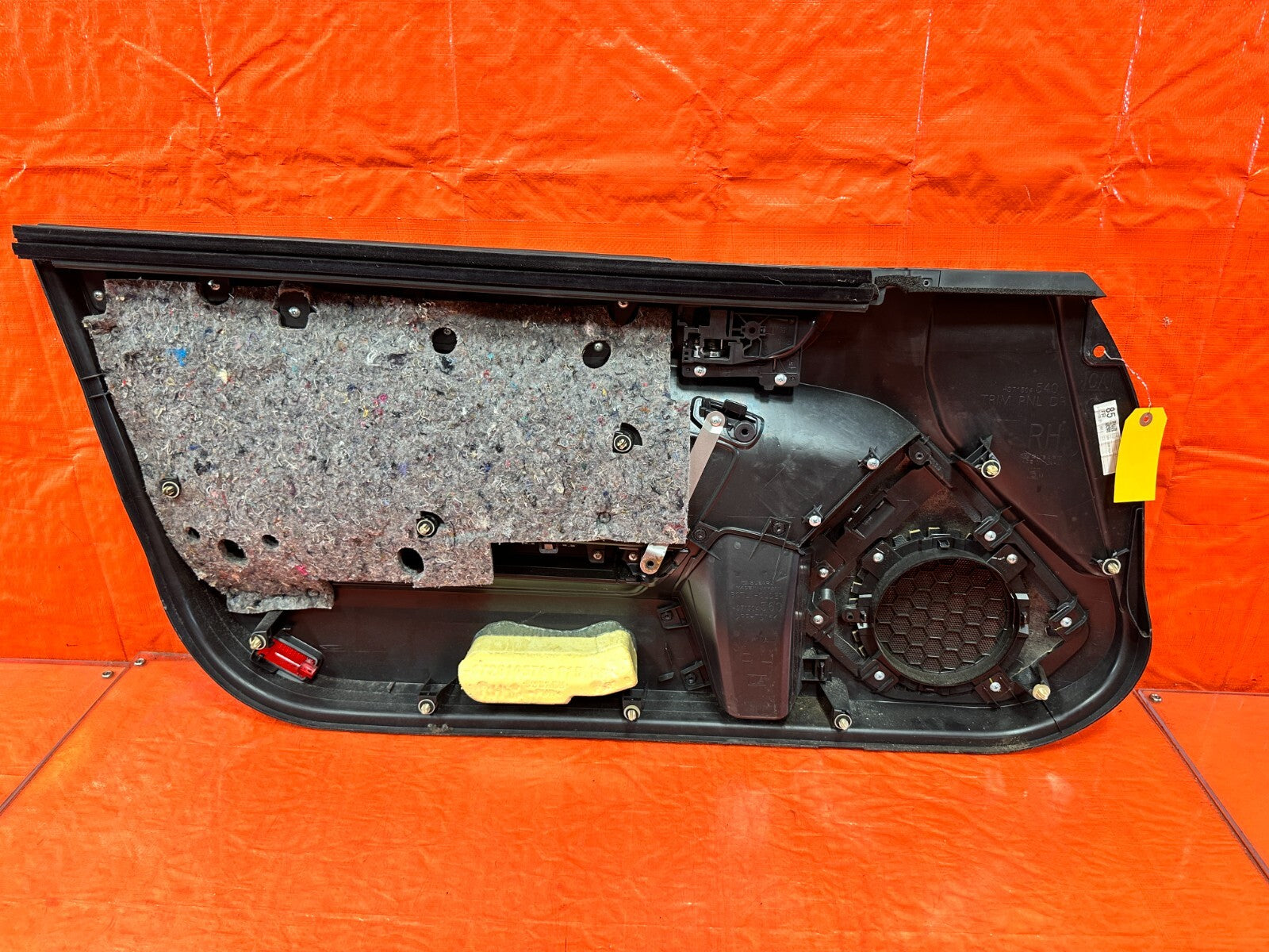 14 16 SCION FRS   PASSENGER RIGHT FRONT DOOR PANEL CARD INSERT LINING   OEM #29312