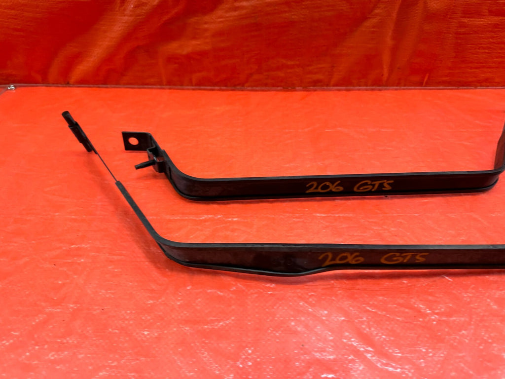 08 15 LANCER EVOLUTION X EVO 10 GAS GASOLINE FUEL TANK MOUNTING STRAPS BANDS 2067