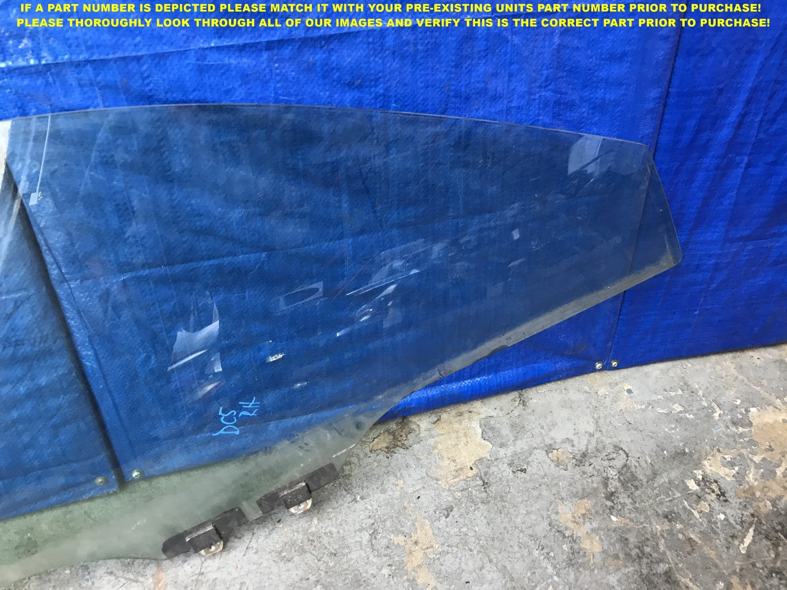 OEM 2002 2003 2004 ACURA RSX TYPE S PASSENGER RIGHT WINDOW GLASS1