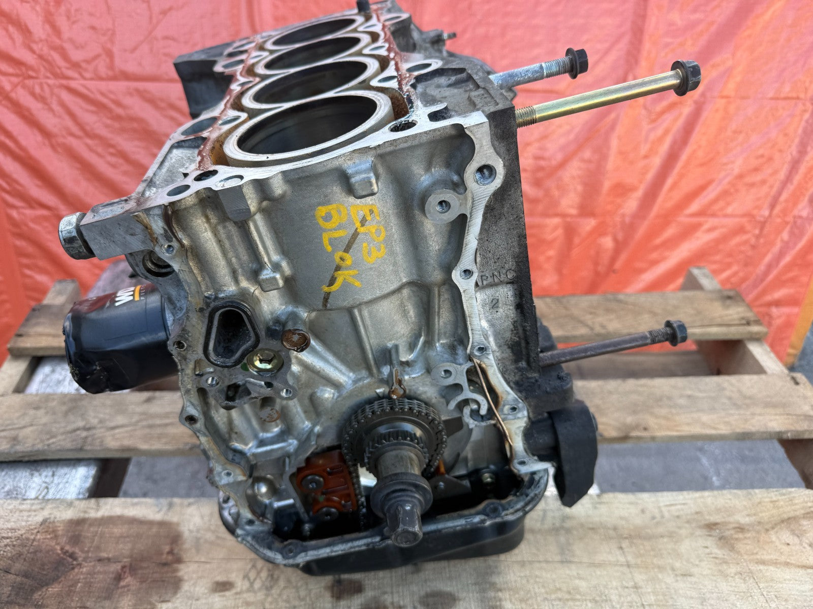 02 06 ACURA RSX BASE 02 05 EP3   K20A3   COMPLETE SHORT BLOCK ENGINE   OEM K2012